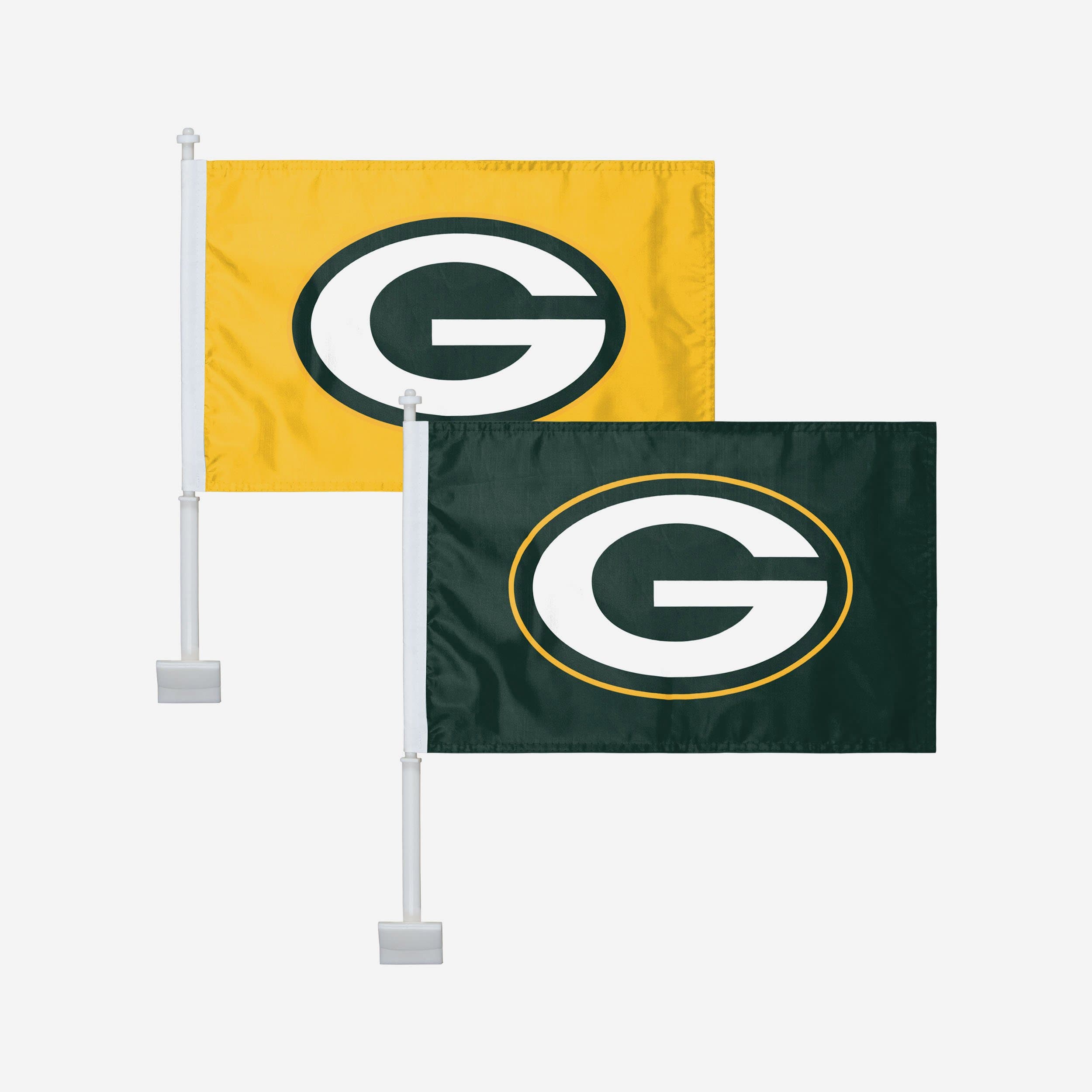 Green Bay Packers Ombre Car Flag