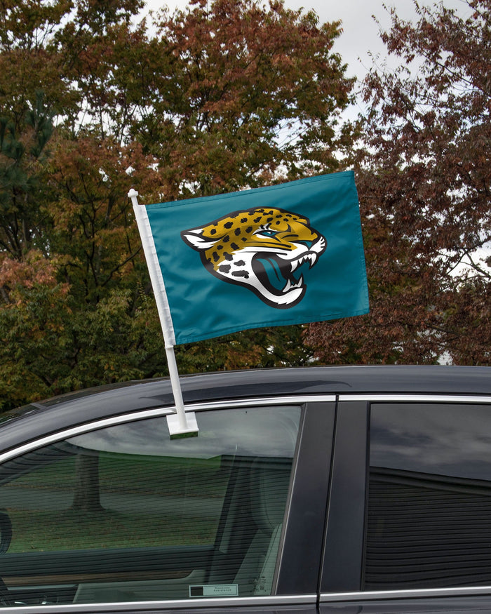 Jacksonville Jaguars 2 Pack Solid Car Flag FOCO - FOCO.com