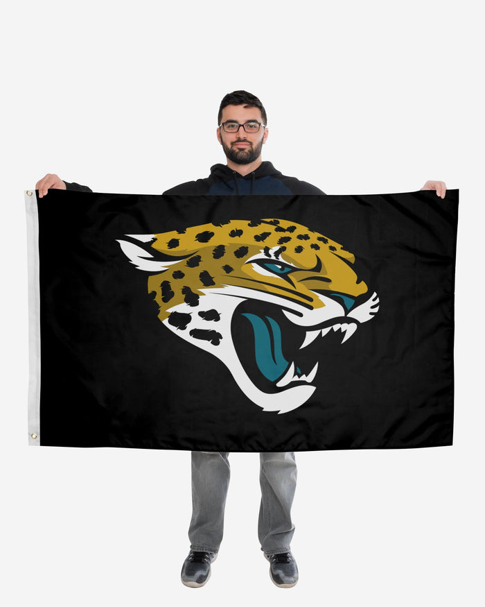 Jacksonville Jaguars Solid Horizontal Flag FOCO - FOCO.com