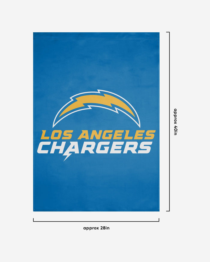 Los Angeles Chargers Solid Vertical Flag FOCO - FOCO.com