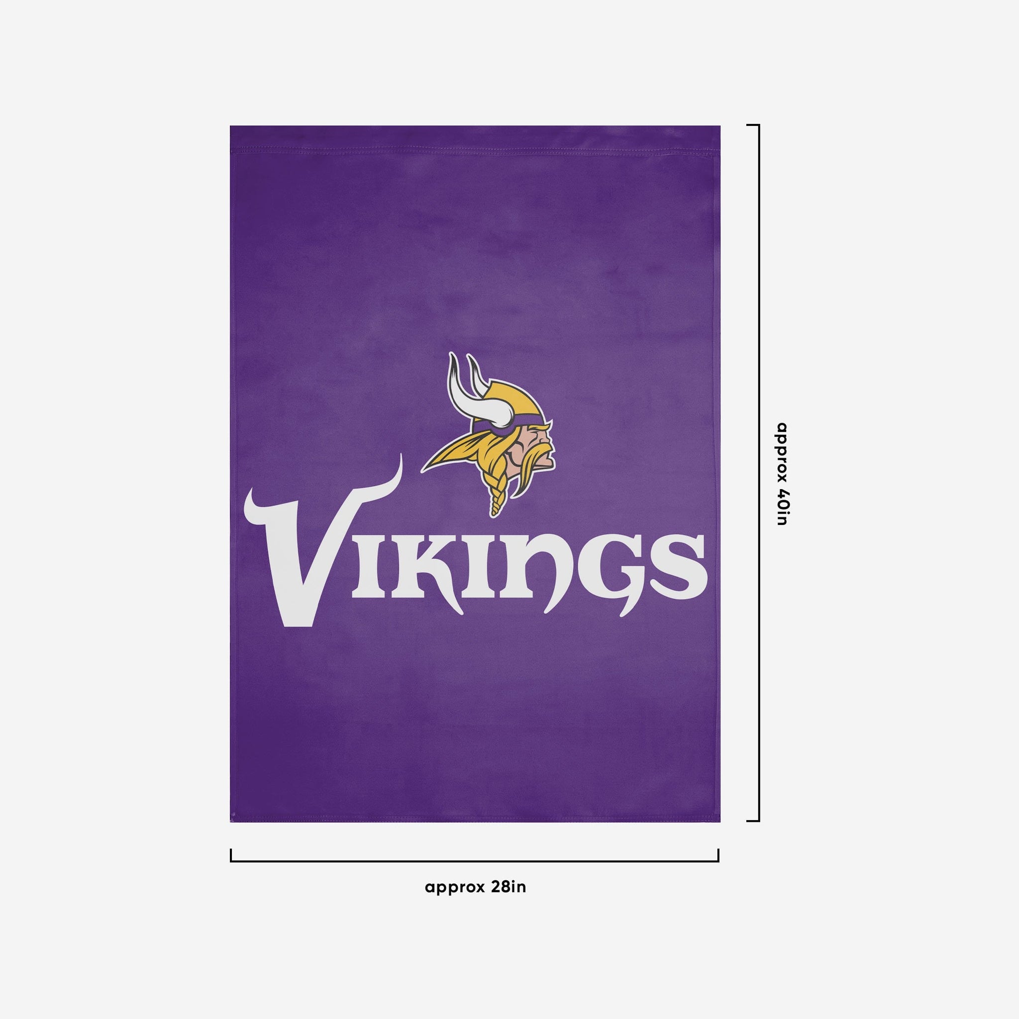 Minnesota Vikings Solid Vertical Flag FOCO