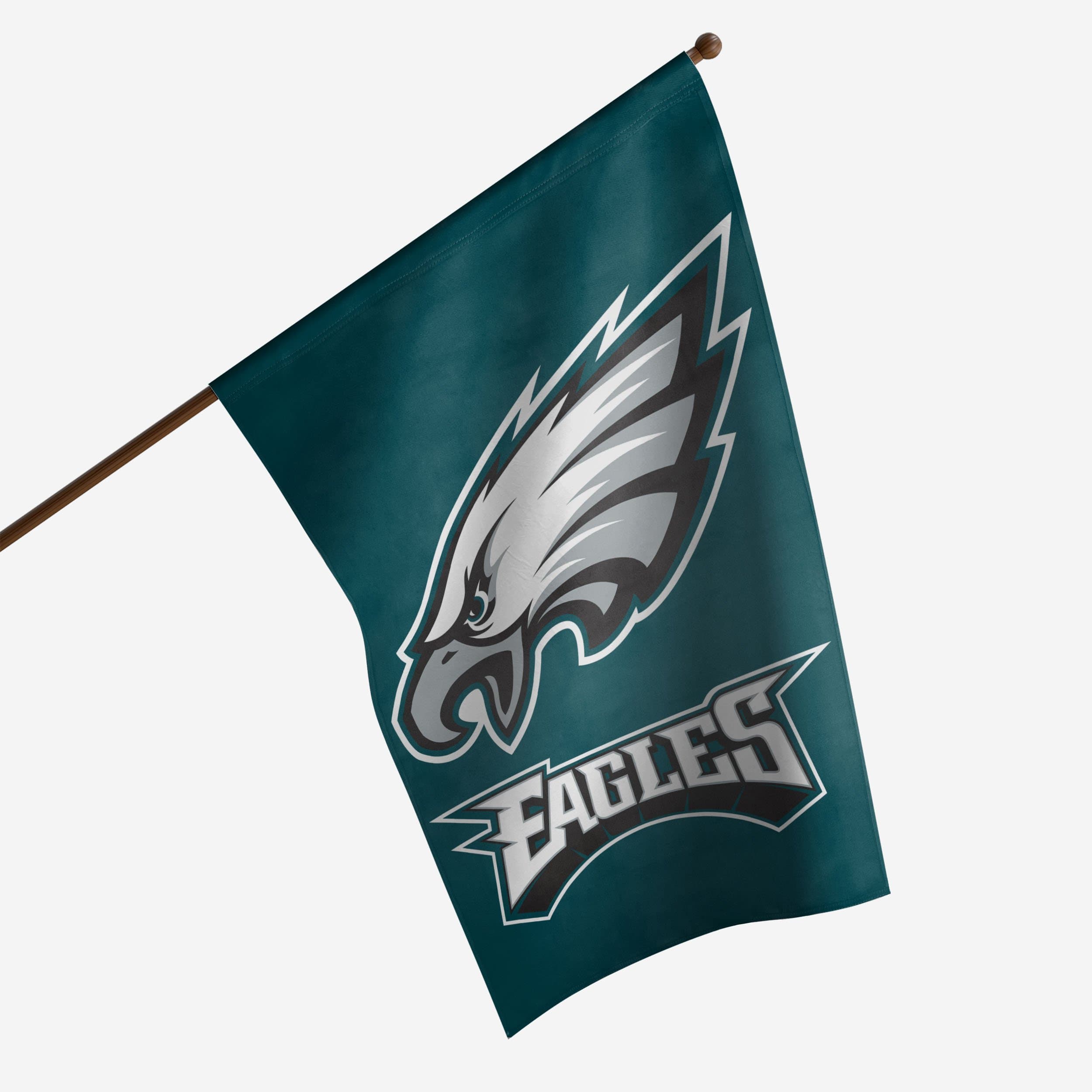 Philadelphia Eagles Big Logo Team Stripe Horizontal Flag FOCO