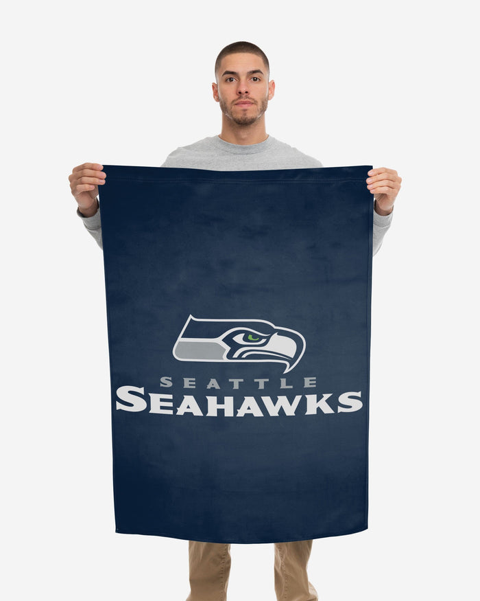 Seattle Seahawks Solid Vertical Flag FOCO - FOCO.com