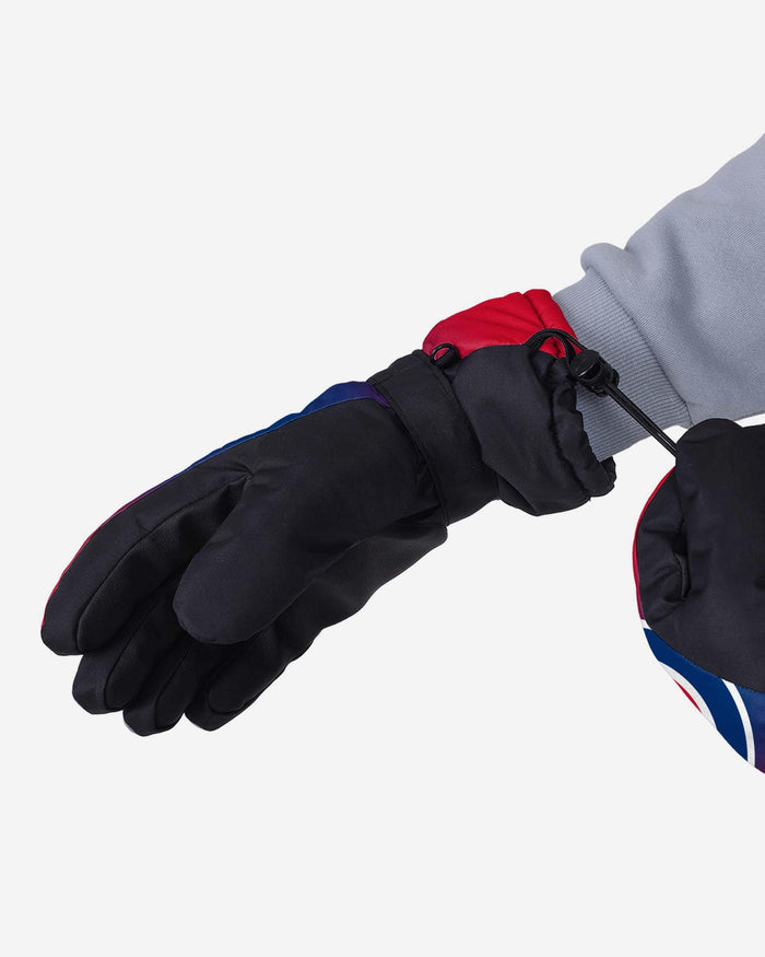 Chicago Cubs Gradient Big Logo Insulated Gloves FOCO - FOCO.com