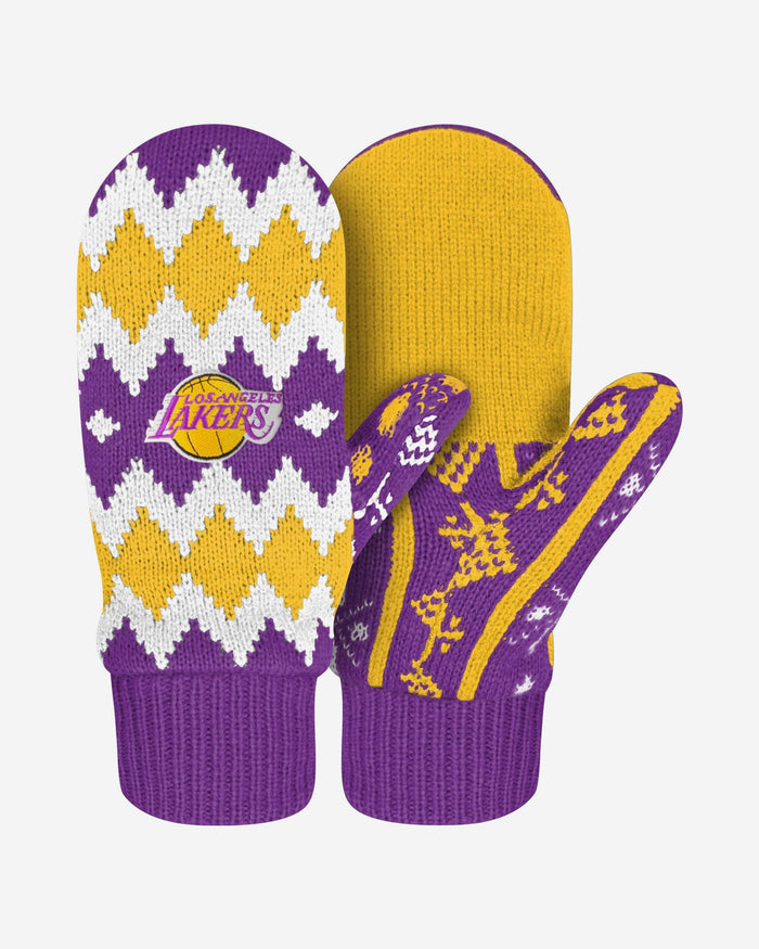 Los Angeles Lakers Mittens FOCO - FOCO.com