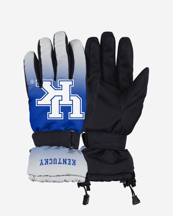 Kentucky Wildcats Gradient Logo Insulated Gloves FOCO S/M - FOCO.com