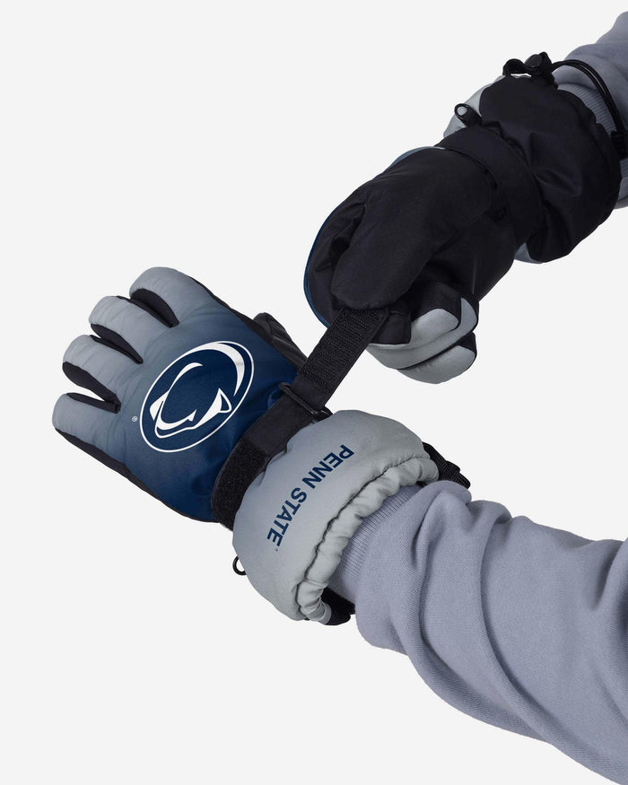 Penn State Nittany Lions Gradient Big Logo Insulated Gloves FOCO - FOCO.com