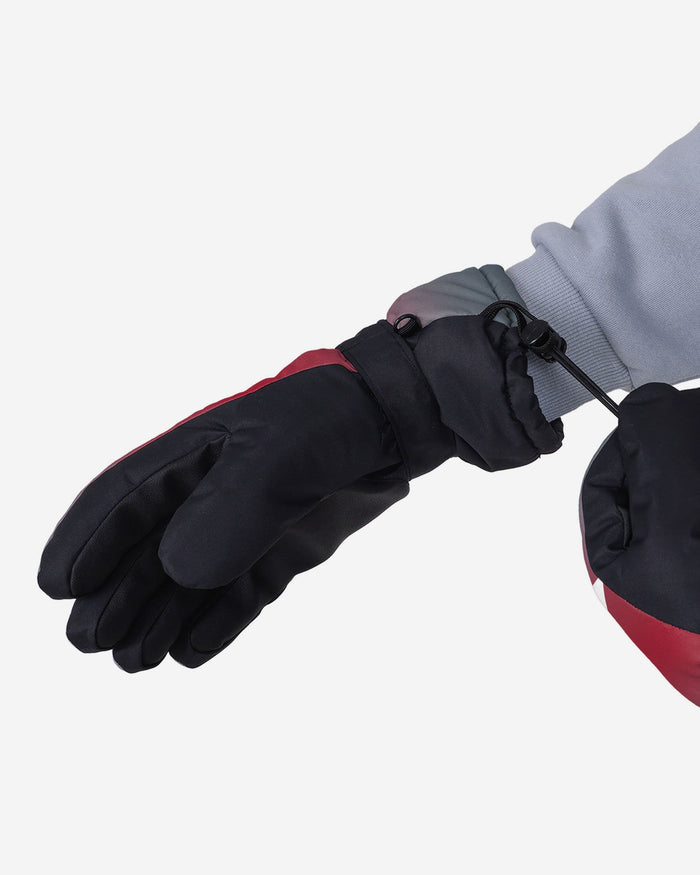 Washington State Cougars Gradient Big Logo Insulated Gloves FOCO - FOCO.com