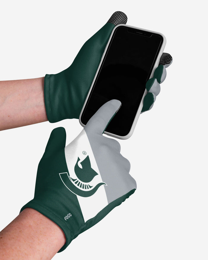 Michigan State Spartans 2 Pack Reusable Stretch Gloves FOCO - FOCO.com