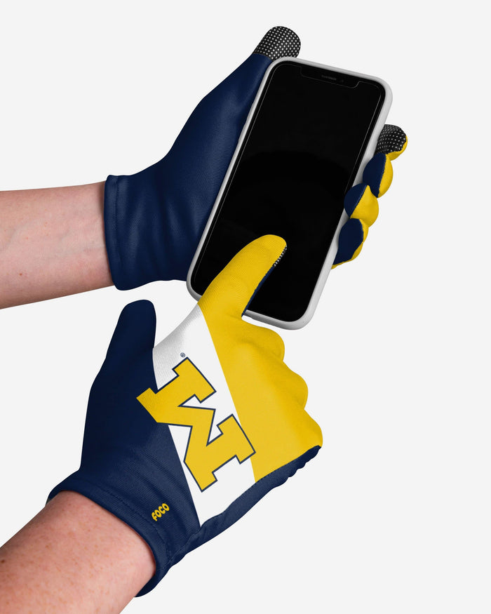 Michigan Wolverines 2 Pack Reusable Stretch Gloves FOCO - FOCO.com