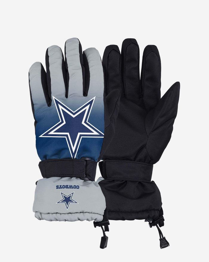 Dallas Cowboys Gradient Big Logo Insulated Gloves FOCO