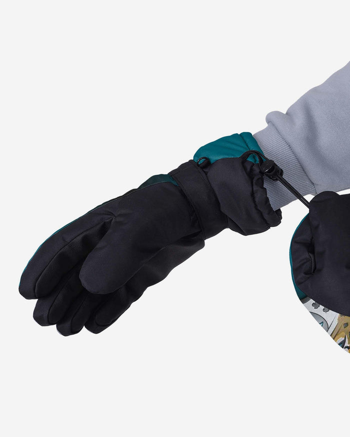 Jacksonville Jaguars Gradient Big Logo Insulated Gloves FOCO - FOCO.com