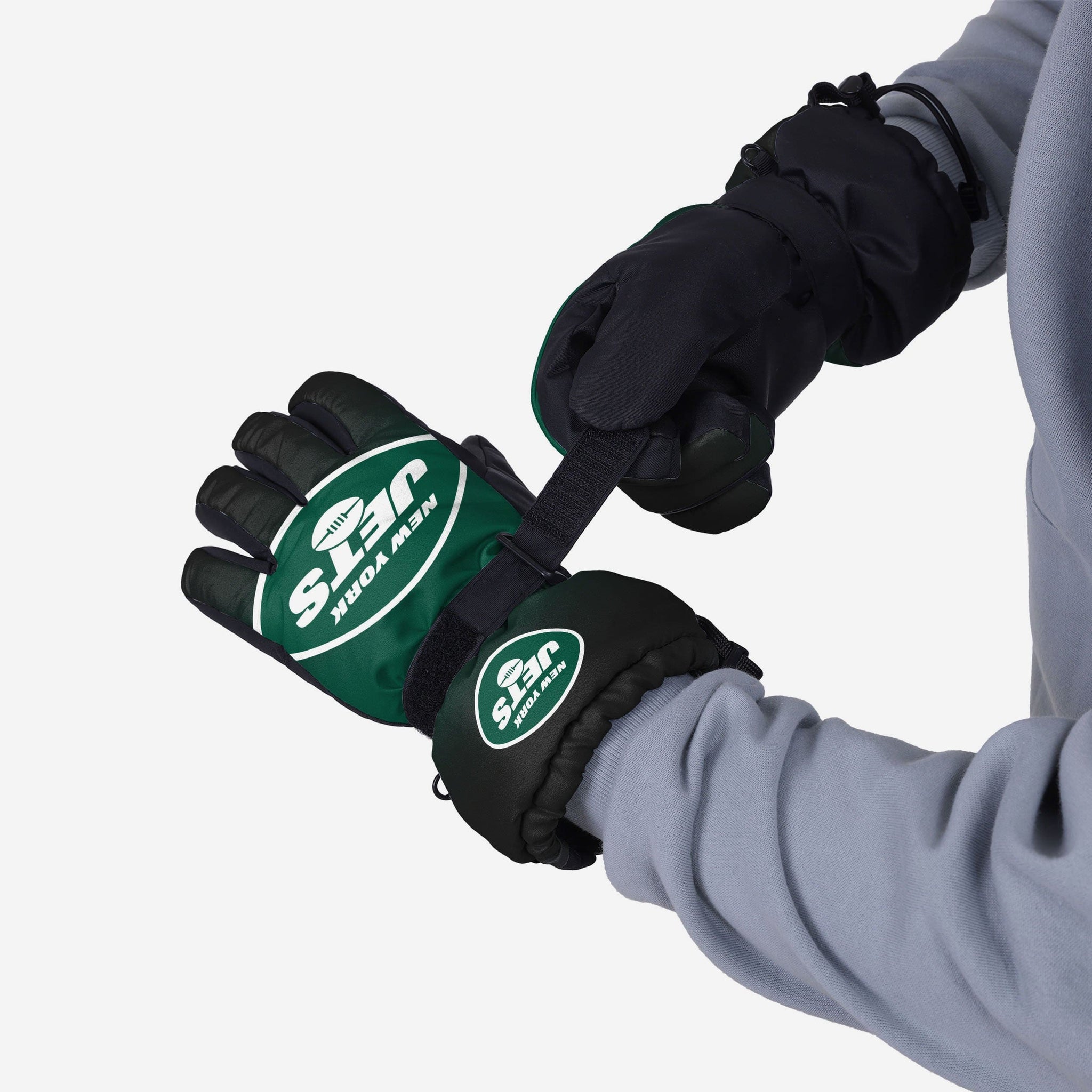 New York Jets Gradient Big Logo Insulated Gloves