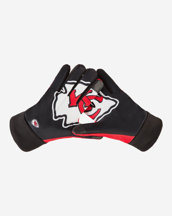 Kansas City Chiefs Palm Logo Texting Gloves FOCO - FOCO.com