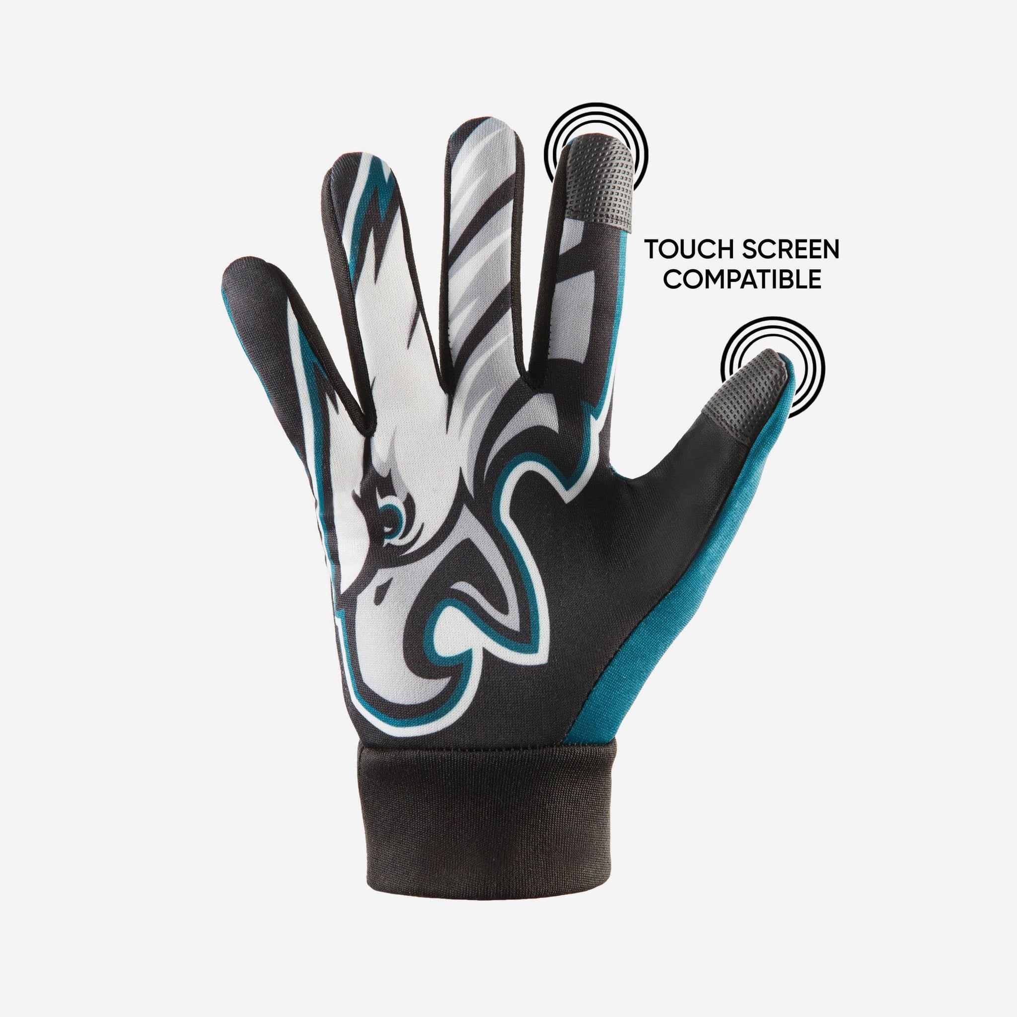 FOCO New York Jets Palm Logo Texting Gloves