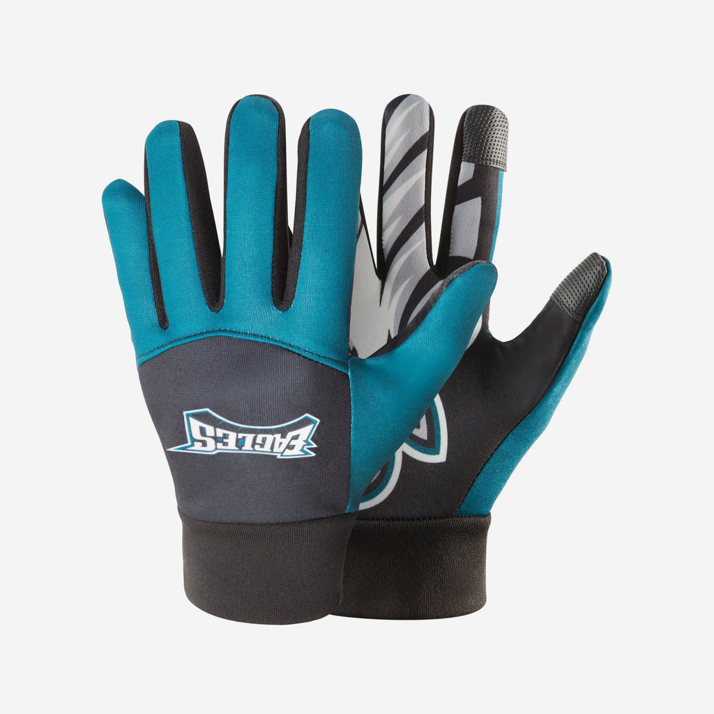 Philadelphia Eagles Palm Logo Texting Gloves FOCO - FOCO.com