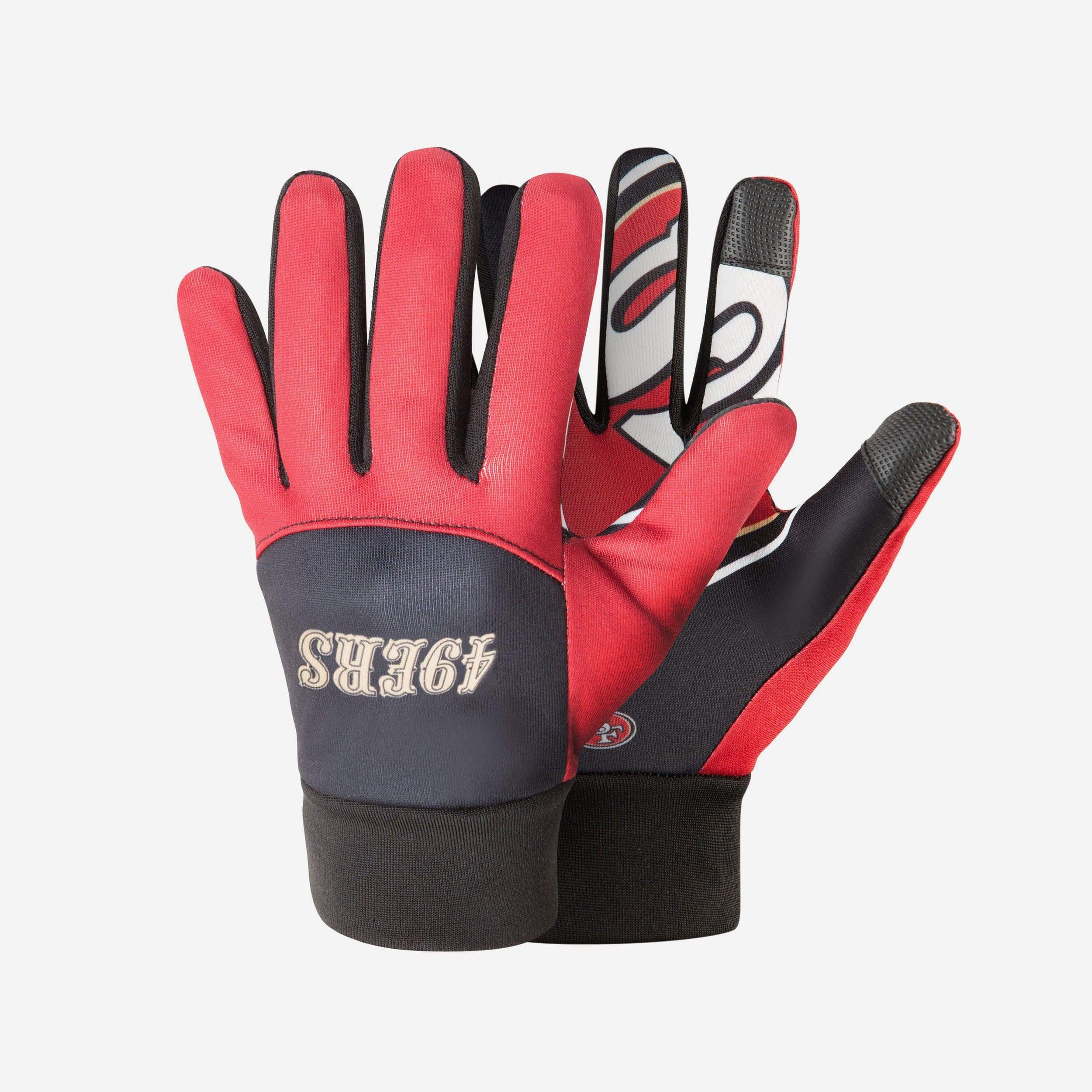 San Francisco 49ers Palm Logo Texting Gloves FOCO