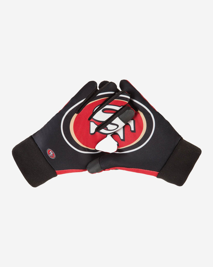 San Francisco 49ers Palm Logo Texting Gloves FOCO - FOCO.com