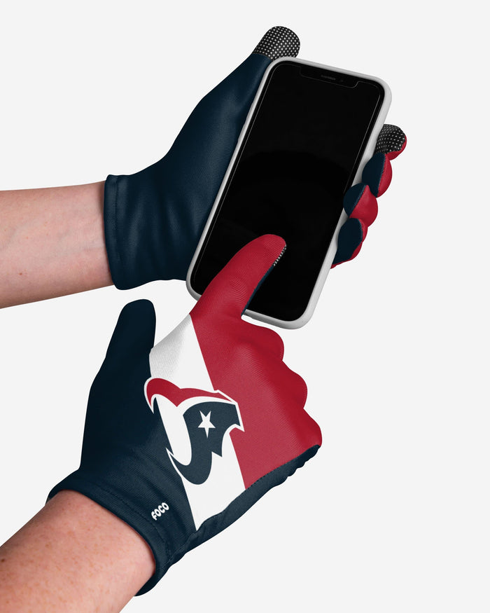 Houston Texans 2 Pack Reusable Stretch Gloves FOCO - FOCO.com