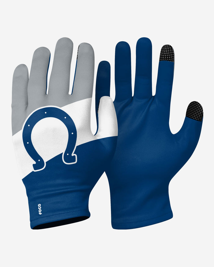 Indianapolis Colts 2 Pack Reusable Stretch Gloves FOCO - FOCO.com