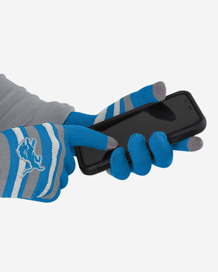 Detroit Lions Stretch Gloves FOCO - FOCO.com