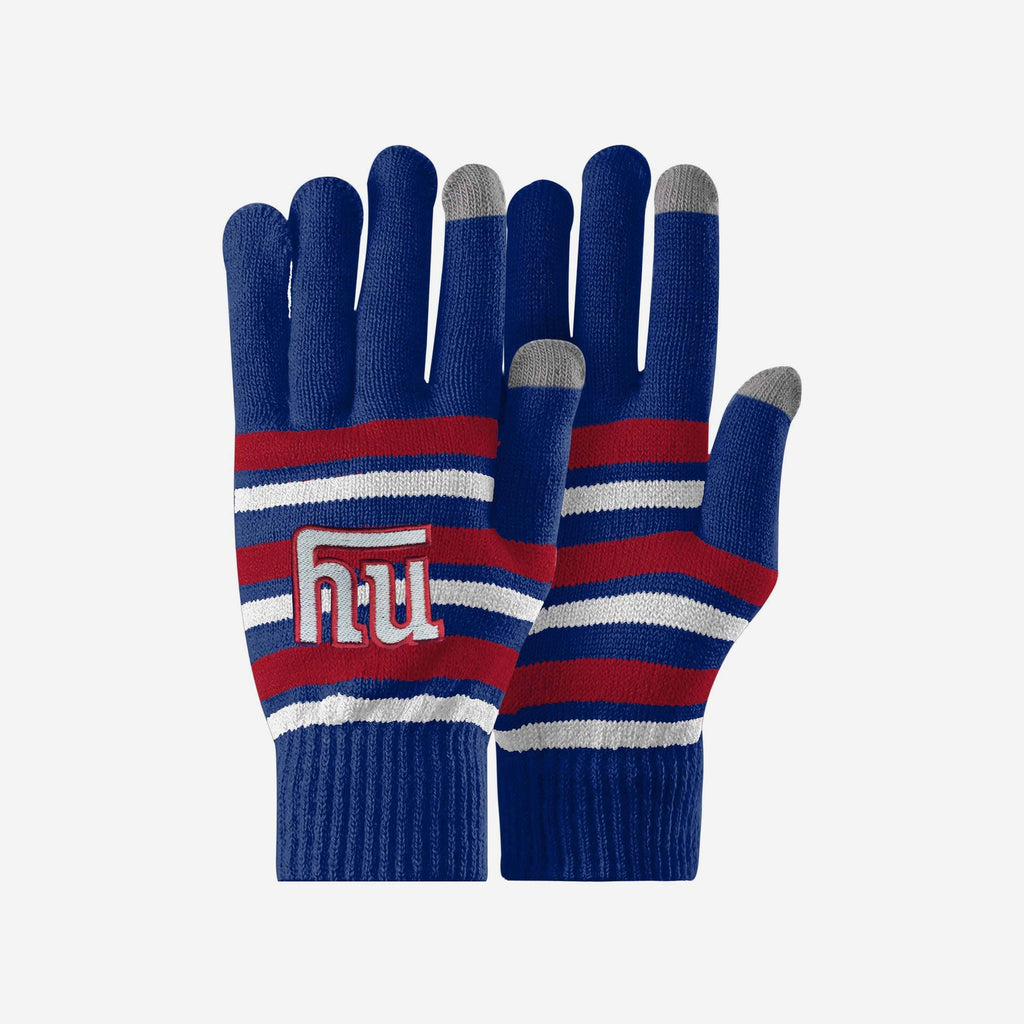 New York Giants Stretch Gloves FOCO - FOCO.com