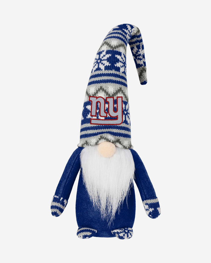 New York Giants Bent Hat Plush Gnome FOCO - FOCO.com