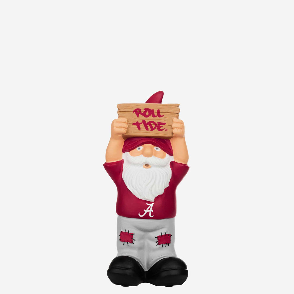 Alabama Crimson Tide Slogan Sign Mini Gnome FOCO - FOCO.com