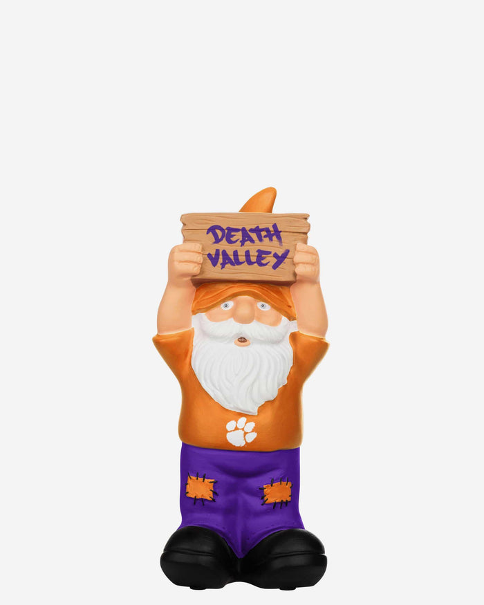 Clemson Tigers Slogan Sign Mini Gnome FOCO - FOCO.com