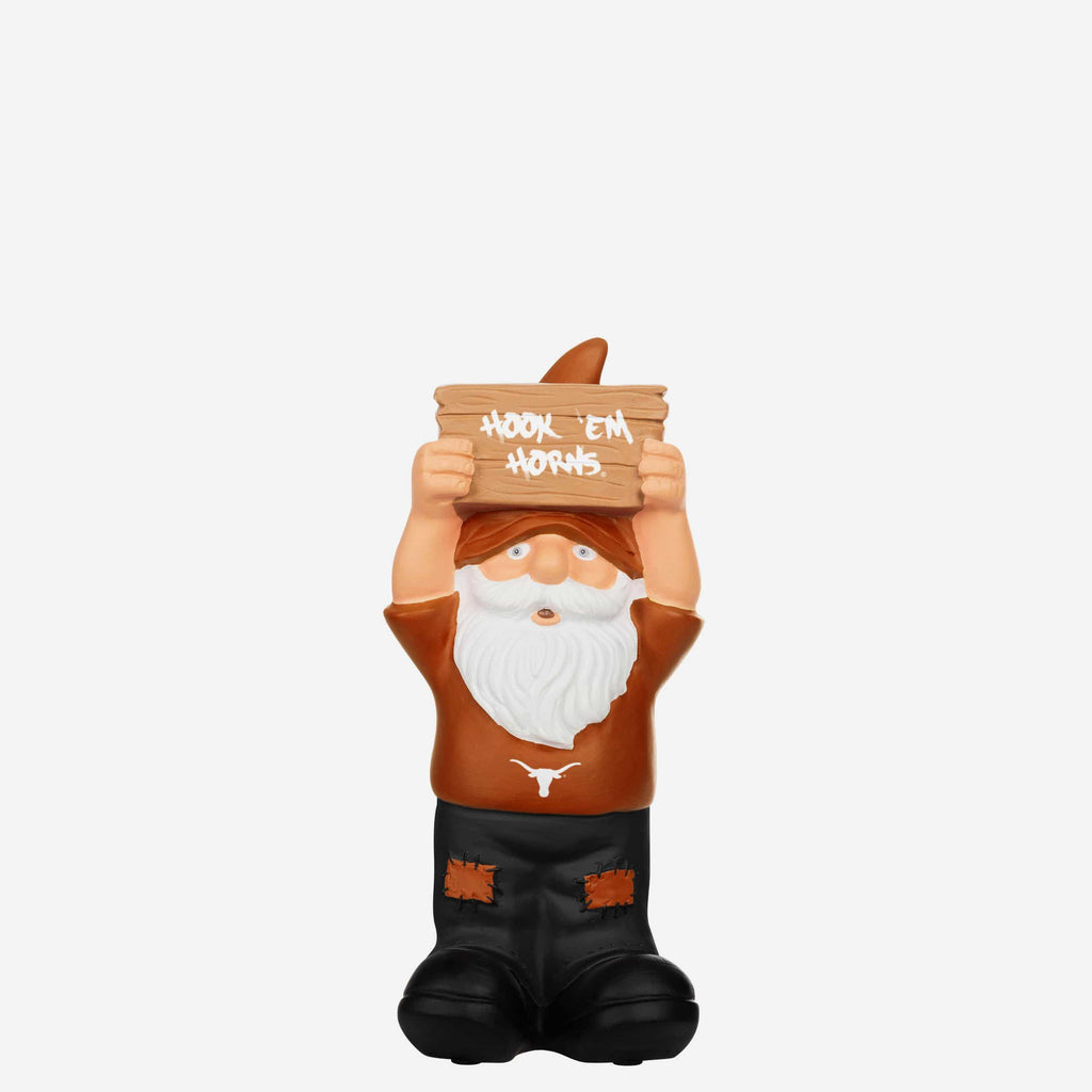 Texas Longhorns Slogan Sign Mini Gnome FOCO - FOCO.com