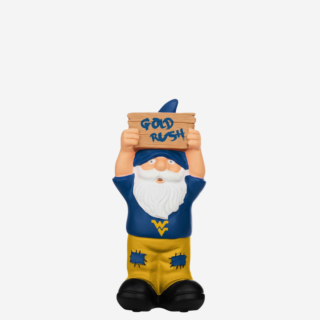 West Virginia Mountaineers Slogan Sign Mini Gnome FOCO - FOCO.com