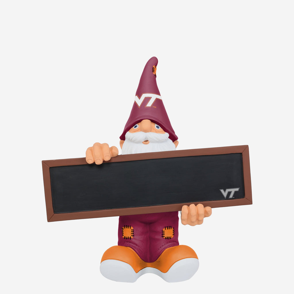 Virginia Tech Hokies Chalkboard Sign Gnome FOCO - FOCO.com