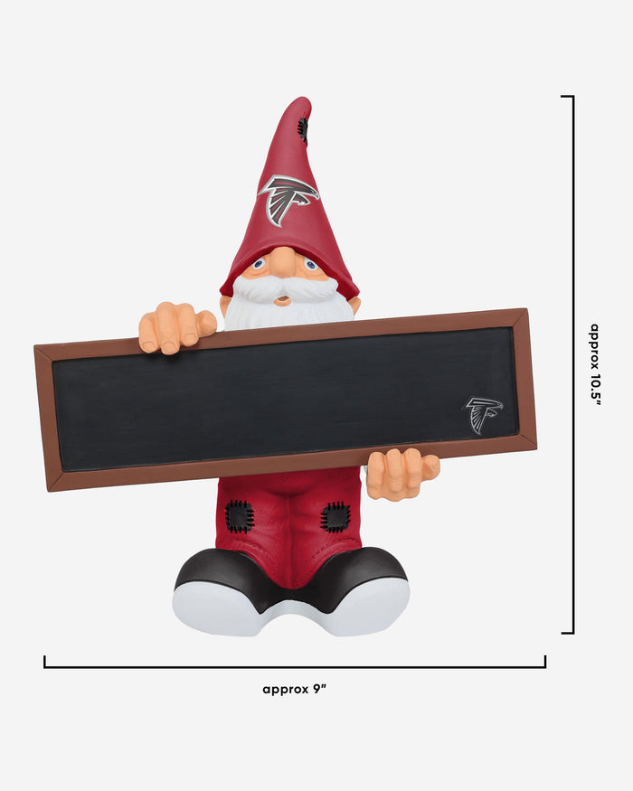 Atlanta Falcons Chalkboard Sign Gnome FOCO - FOCO.com