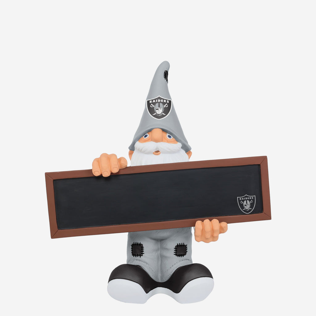 Las Vegas Raiders Chalkboard Sign Gnome FOCO - FOCO.com