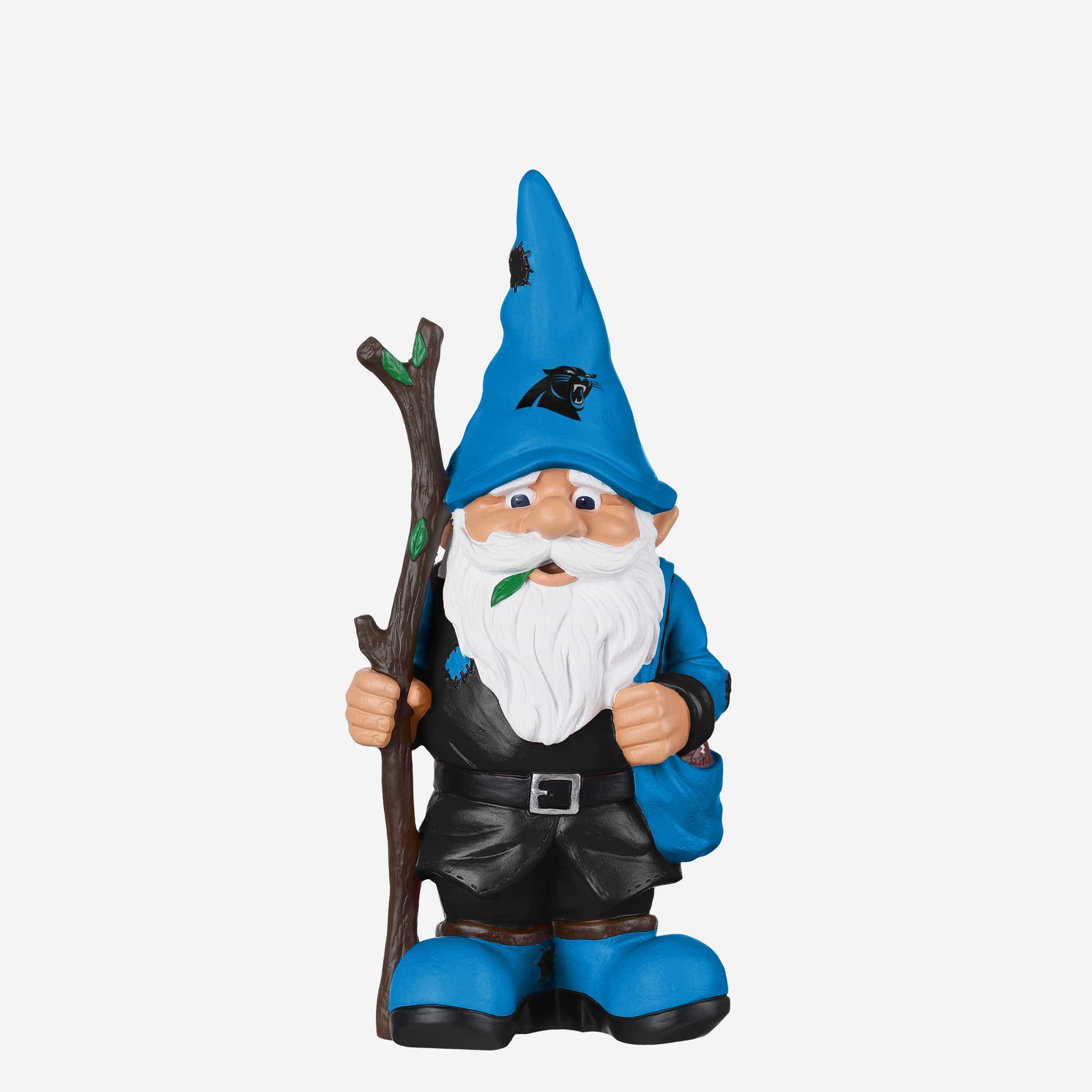 Carolina Panthers Holding Stick Gnome