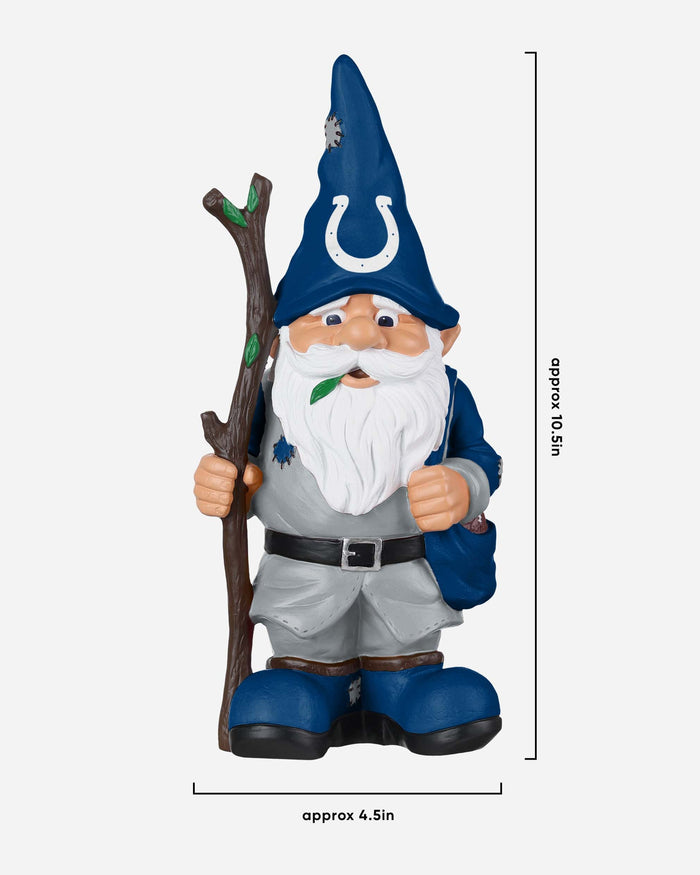 Indianapolis Colts Holding Stick Gnome FOCO - FOCO.com