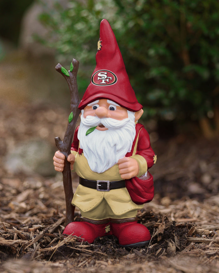 San Francisco 49ers Holding Stick Gnome FOCO - FOCO.com