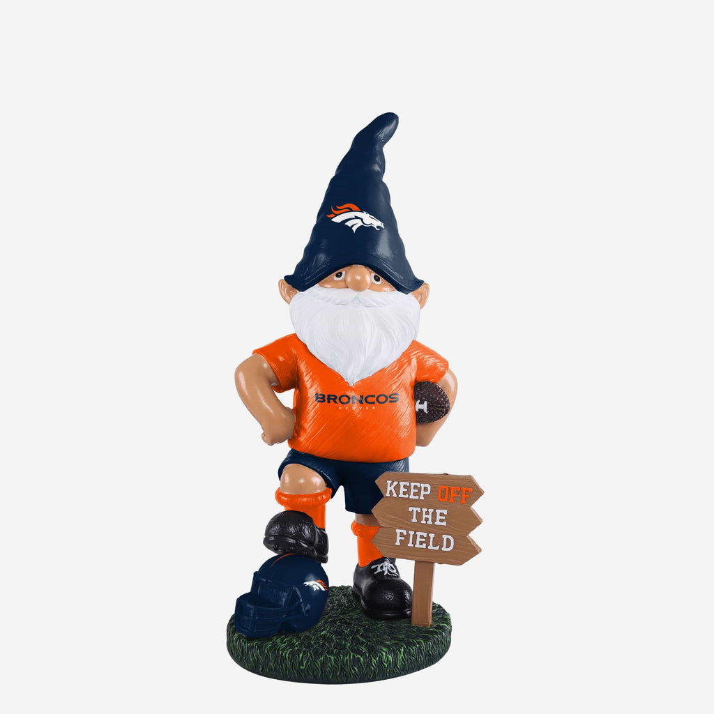 Denver Broncos Keep Off The Field Gnome FOCO - FOCO.com