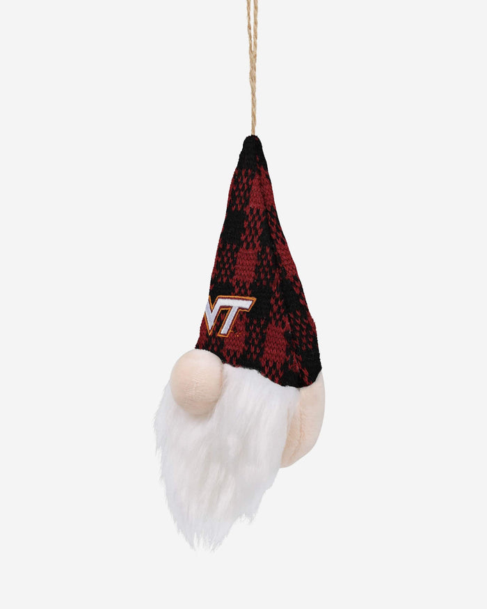 Virginia Tech Hokies Plaid Hat Plush Gnome Ornament FOCO - FOCO.com