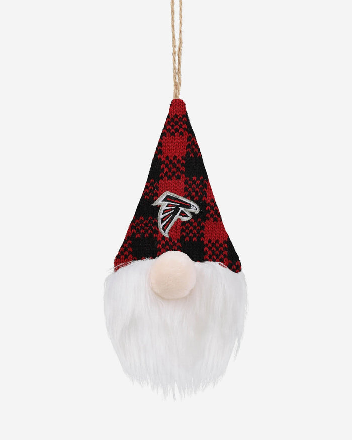 Atlanta Falcons Plaid Hat Plush Gnome Ornament FOCO - FOCO.com