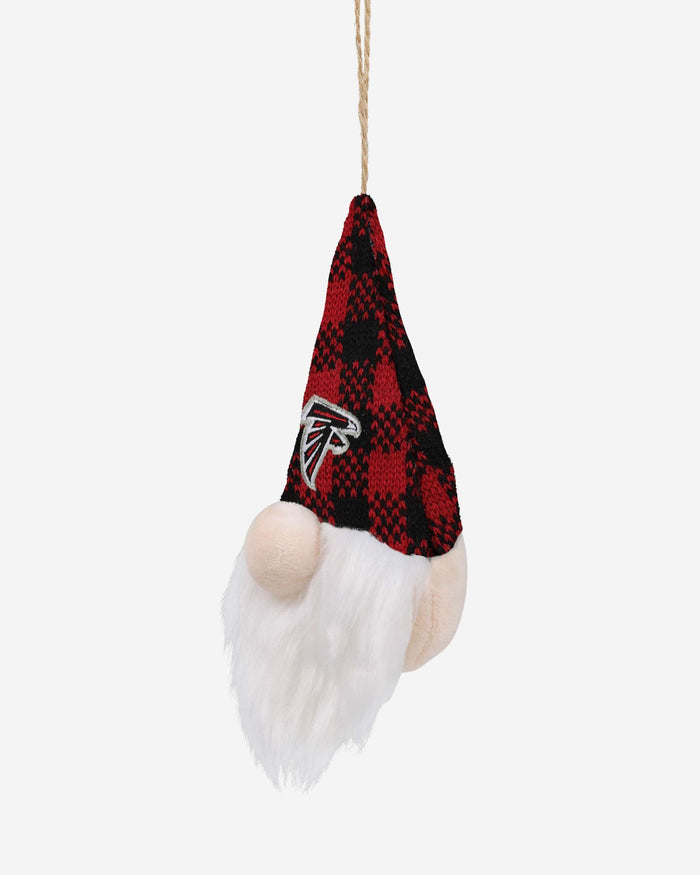 Atlanta Falcons Plaid Hat Plush Gnome Ornament FOCO - FOCO.com