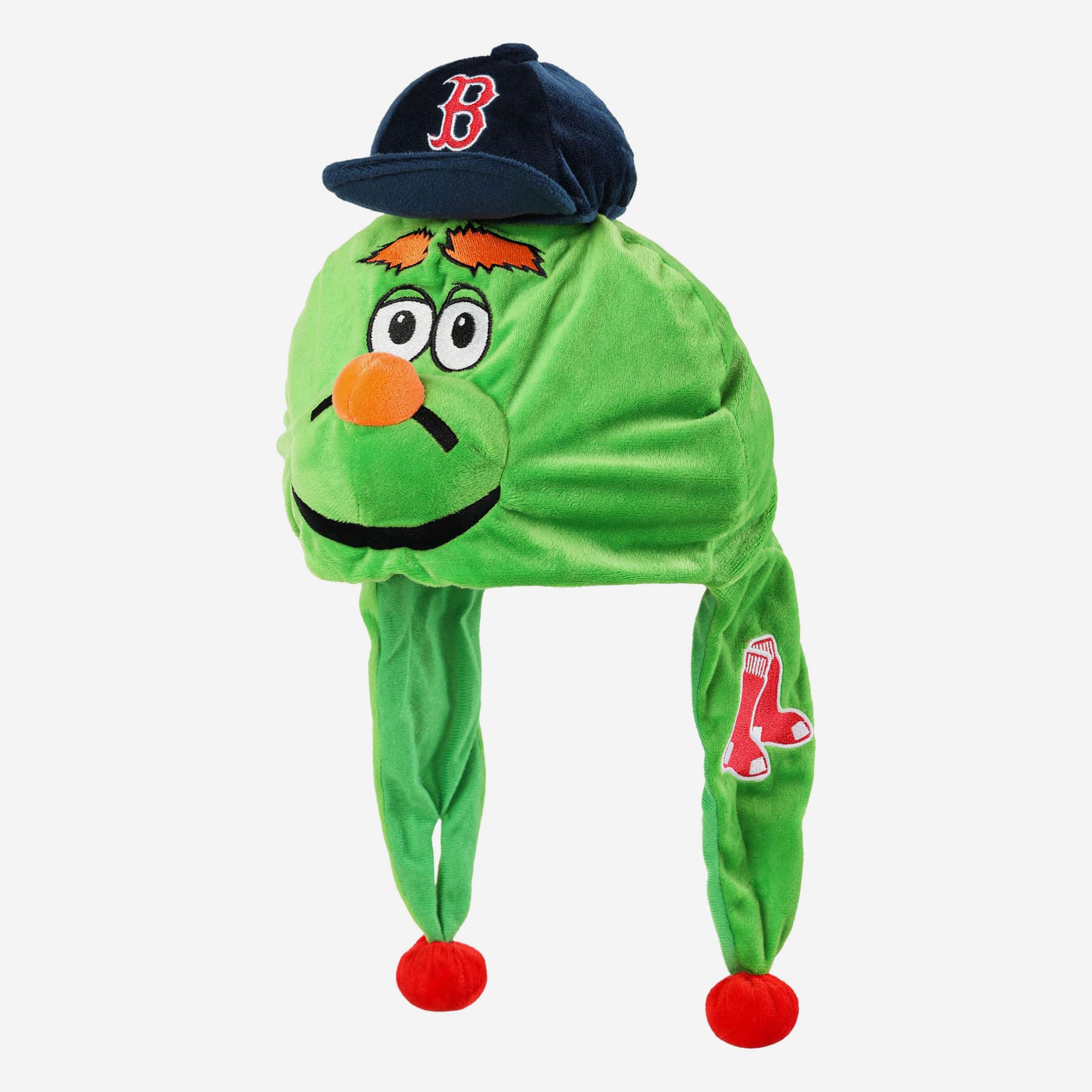 Wally The Green Monster Boston Red Sox Mascot Plush Hat