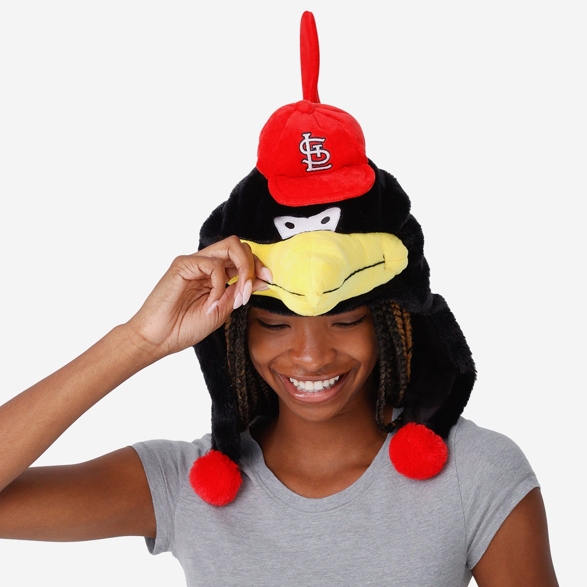 Forever Collectibles 886867375952 MLB St. Louis Cardinals Mascot Themed  Dangle Hat