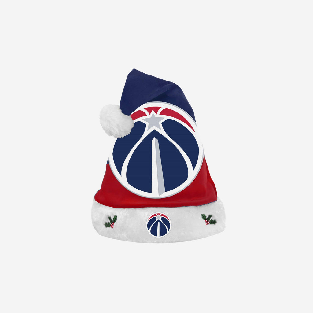 Washington Wizards Season Spirit Basic Santa Hat FOCO - FOCO.com