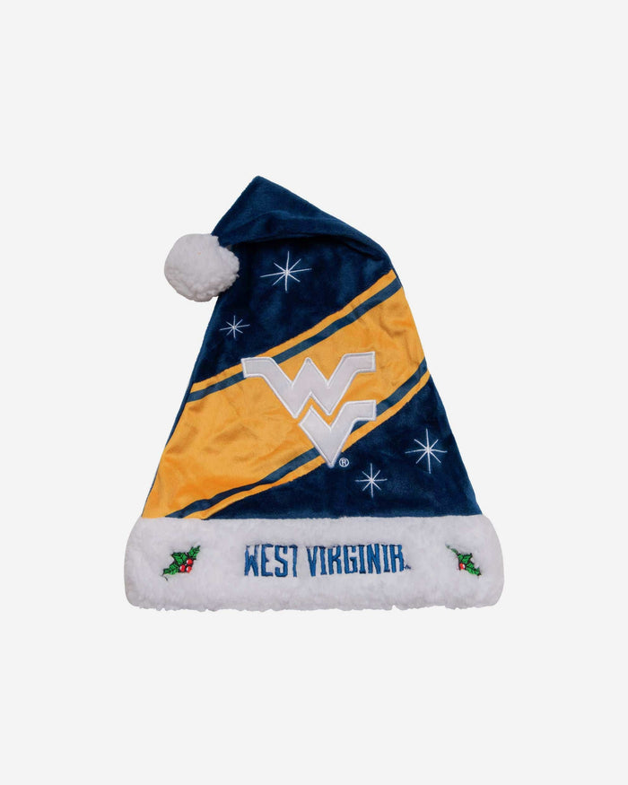 West Virginia Mountaineers High End Santa Hat FOCO - FOCO.com