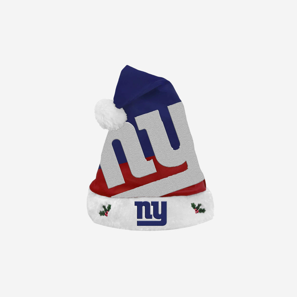 New York Giants Season Spirit Basic Santa Hat FOCO - FOCO.com