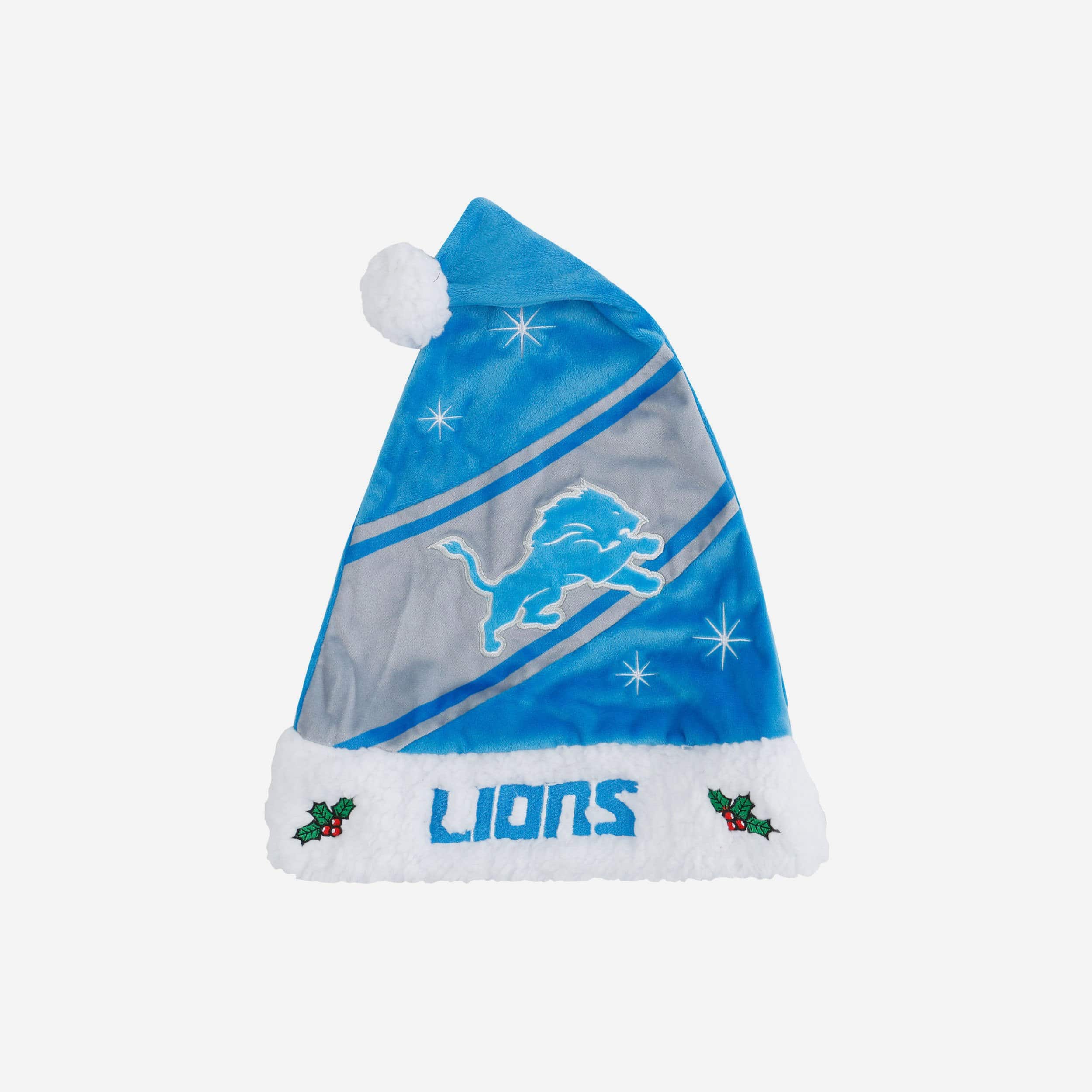 detroit lions santa hat