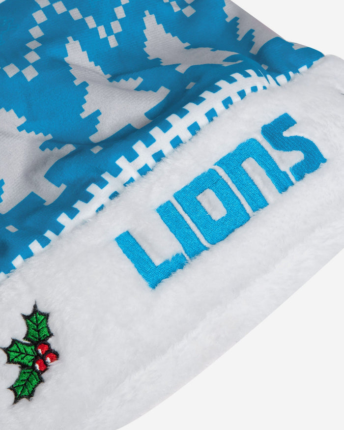 Detroit Lions Family Holiday Santa Hat FOCO - FOCO.com