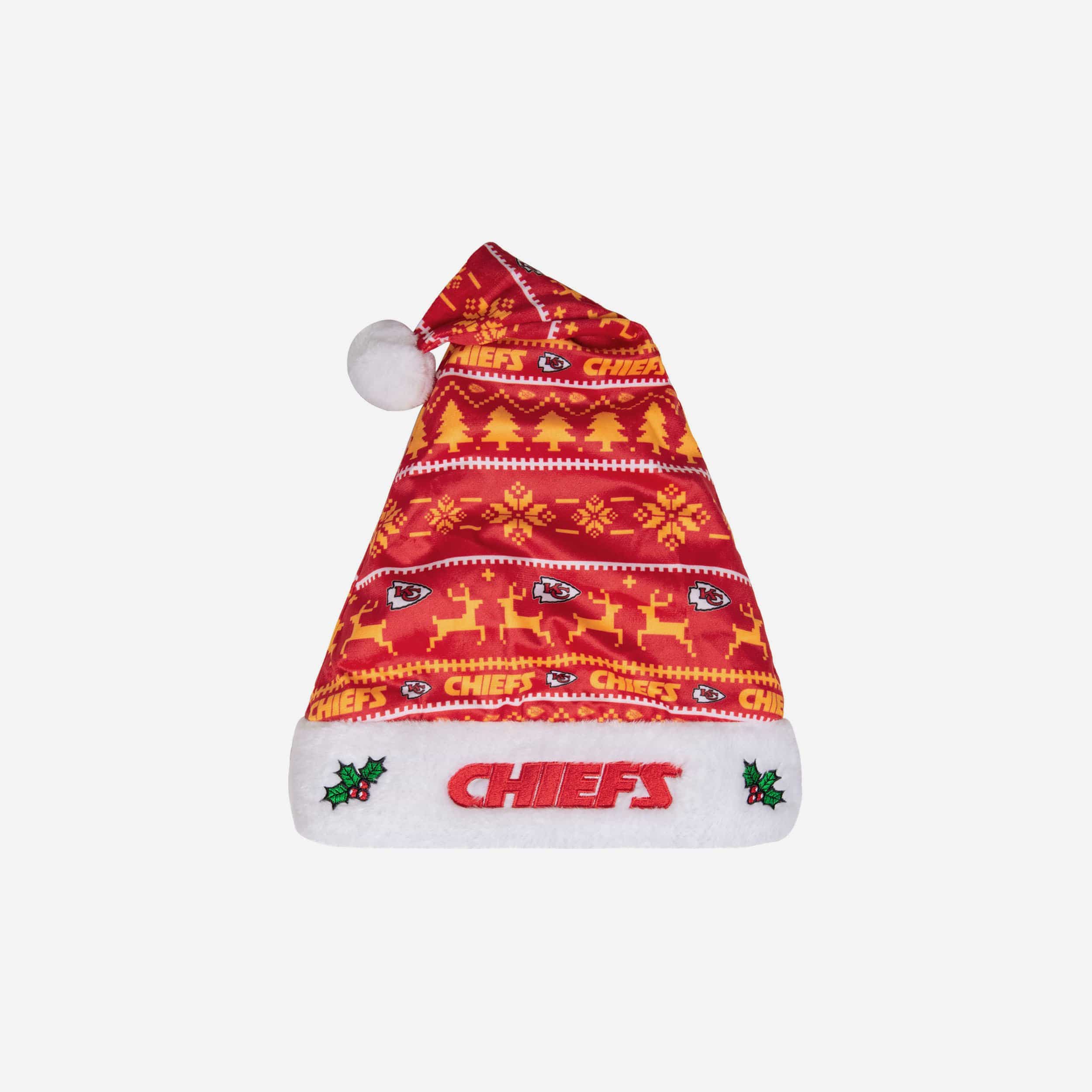 kansas city chiefs santa hat