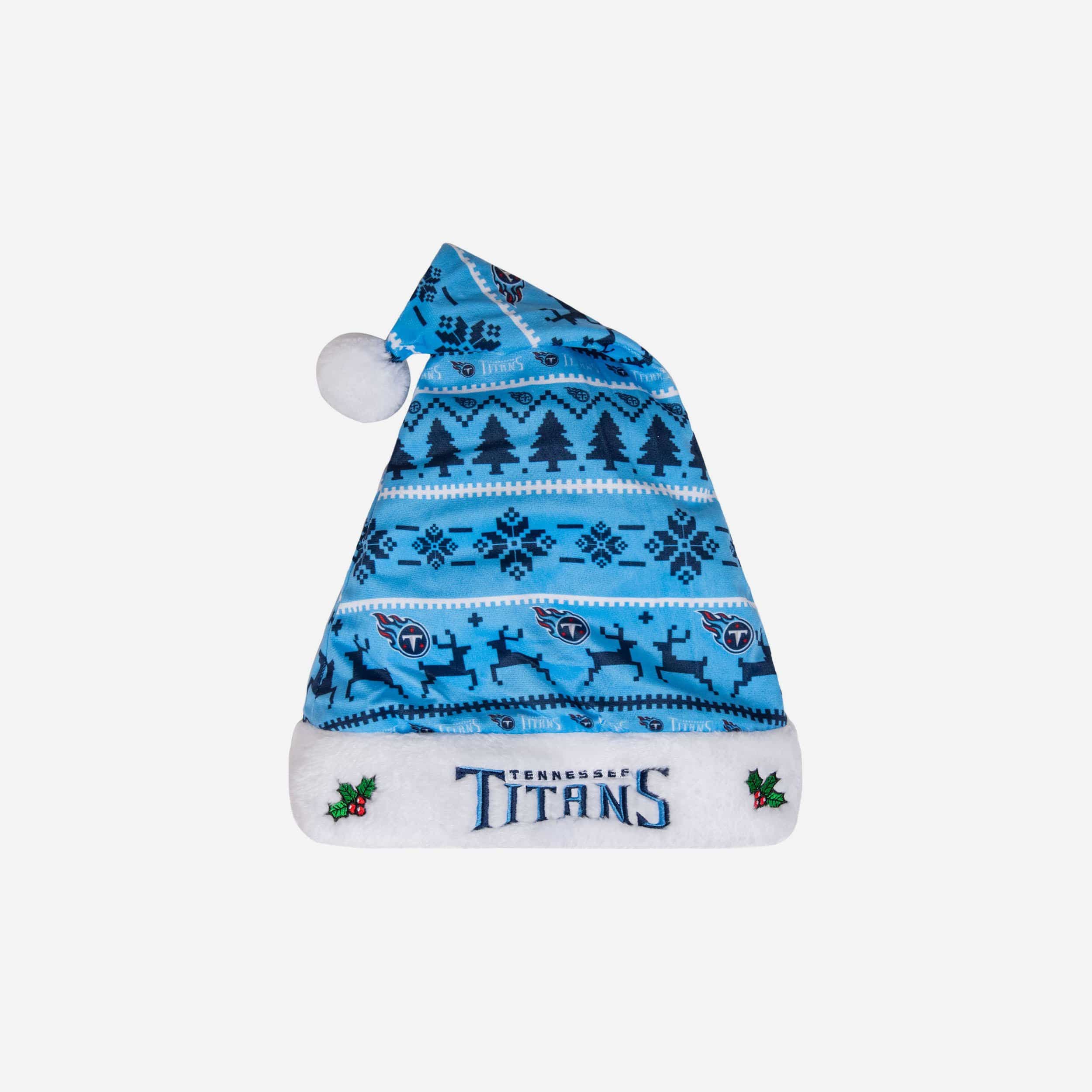 FOCO Tennessee Titans Logo Santa Hat